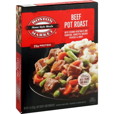 Boston Market Home Style Meals Beef Pot Roast 15 Oz Box