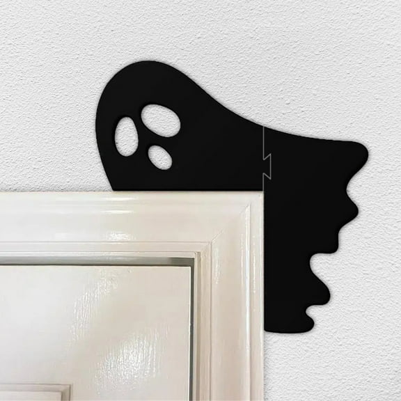 Halloween Door Frame Decorations, 3D Ghost Wall Switch Decal, Mirror Wall Halloween Door Corner Sticker, Halloween Door Decor Sign, Door Wall Halloween Decorations