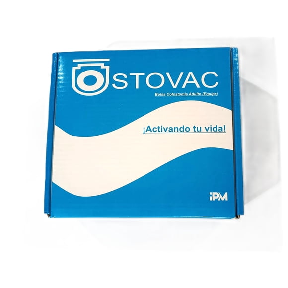 Ostovac | Kit de Colostomia con 4 Barreras y 4 Bolsas | Aro de Ensamble 55 a 70 mm | Incluye Cinturón y Plantilla
