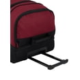 thumbnail image 5 of Protege Everyday Journey Large 30-inch Drop-Bottom Rolling Duffel, Red, 5 of 10