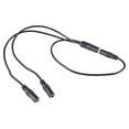 thumbnail image 6 of Stereo AUX Cord 3.5mm Male to Female Connectors AUX Cable 4-section Converters Splitter Line 30cm Long 1 to 3/4/5/6, 6 of 21