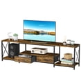thumbnail image 7 of JAFUSI TV Stand for TVs up to 80" 85" 90",Entertainment Center for living room,Rustic Brown, 7 of 7
