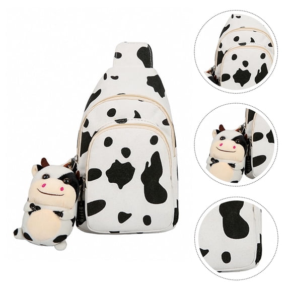 Homoyoyo Women's Sling Crossbody Bag Set Lightweight Casual Shoulder Bag for Weekend Travel and Daily Use