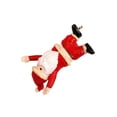 thumbnail image 1 of Naiovety Resin Santa Claus Hanging Pendant Decorative Window Replacement Christmas Car Bedroom Household Office Living Decor Room Kits de decoración para fiestas Rojo Al revés Naiovety HA041415-02, 1 of 6