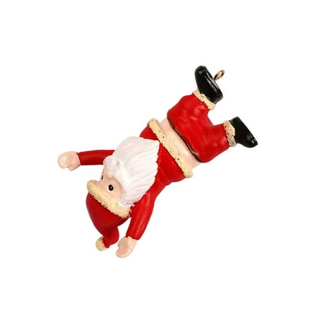 

Thinsont Resin Santa Claus Hanging Pendant Decorative Christmas Replacement Household Bedroom Living Room Office Car Window Decor Type 2