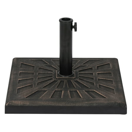 Island Umbrella 42-lb Bronze All-Weather Outdoor Square Resin Umbrella Base