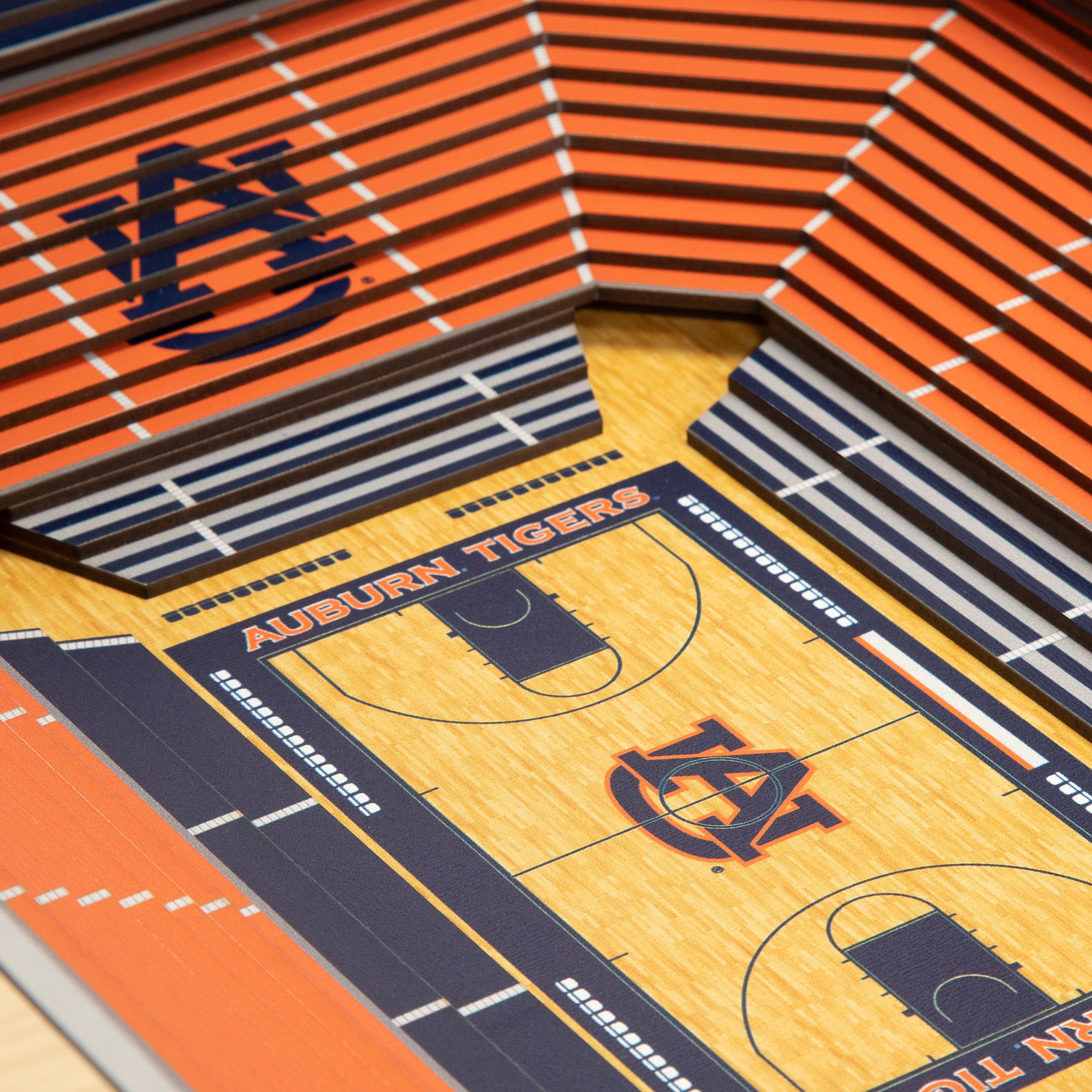 YouTheFan NCAA Auburn Tigers BB 25-Layer Stadiumview Wall Art