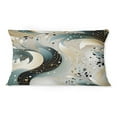 thumbnail image 3 of Designart "Sparkling Elegance in Green and White" Glam Printed Throw Pillow, 3 of 5
