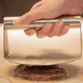 thumbnail image 4 of 2X Presse à Burger Ronde en Acier Inoxydable, Presse à Burger Smash avec Poignée pour Cuisson au Gril à Surface Plane, Accessoires de Gril, 4 of 7