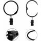 thumbnail image 3 of 20 piezas de anillos de clip de cortina de metal que se pueden abrir, fácil de abrir y cerrar, diámetro interior, 3 of 3