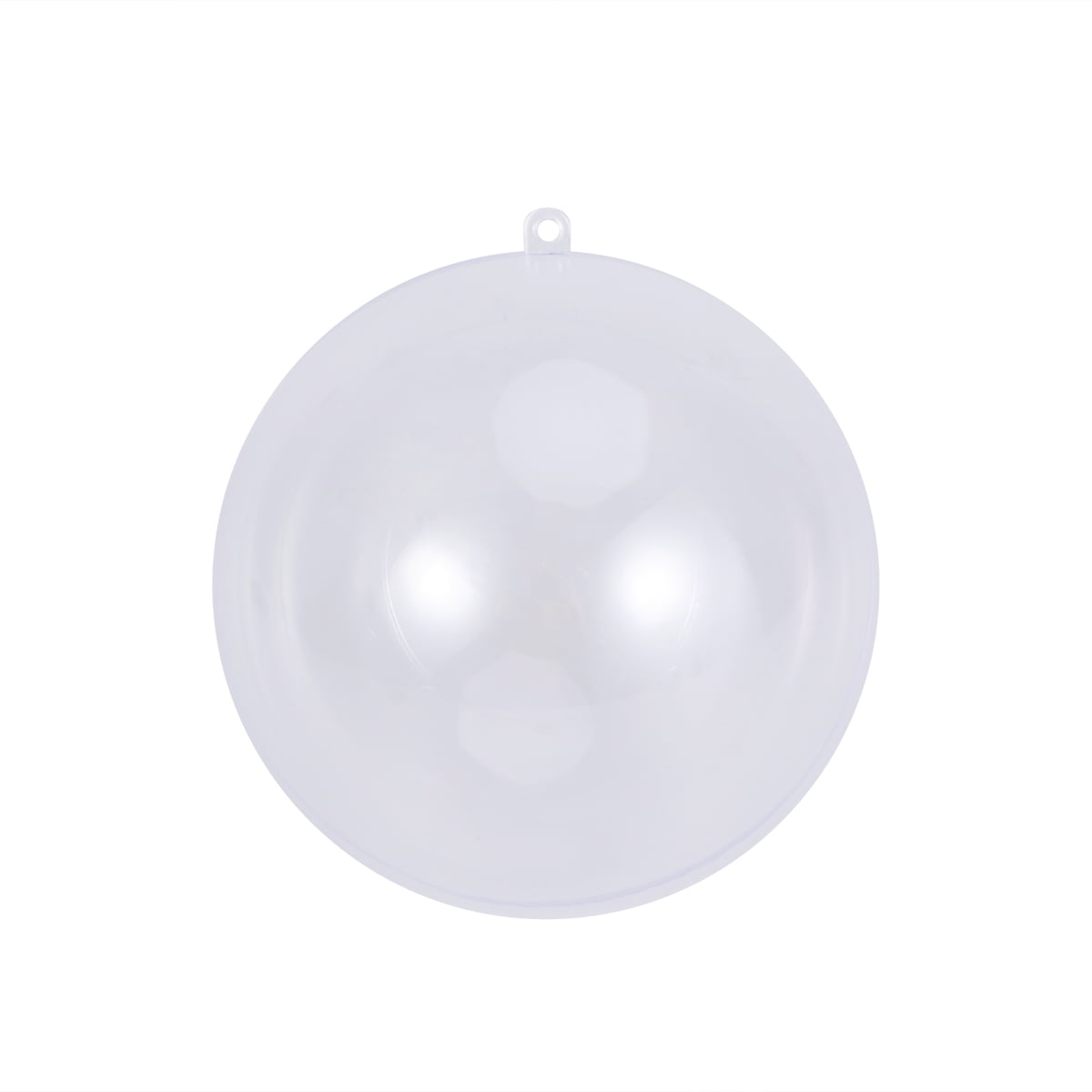 OUNONA 10pcs Star Clear Plastic Ball Transparent Ball Christmas Tree Ornament Baubles 8cm Wedding Hanging Decoration