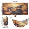 thumbnail image 3 of Wobogo Little Witch and Her Dragon Camping Hammocks 330 lb Capacity with Tree Straps and Hanging Pockets for Outside Hiking Beach Backpack Travel, 3 of 8