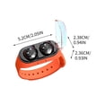 thumbnail image 3 of Traductor de pulsera de auriculares Bluetooth | Cancelación de ruido estéreo inteligente V5.4 In Ear | 144 Traducción de idiomas en tiempo real | Mini portátil ligero | Llamadas 9D HD | los 10-15m |, 3 of 6