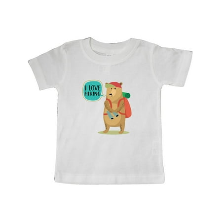 

Inktastic Hiker Backpacking I Love Hiking Gift Baby Boy or Baby Girl T-Shirt