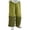 02# Green, variant on Linen Pants for Women Relaxed Fit Color Block Solid Elastic Waist Summer Loose Flat Front Mid Rise Full Length Casual Beach Trousers M-3XL