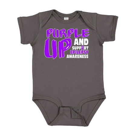 

Inktastic Purple Up Epilepsy Gift Baby Boy or Baby Girl Bodysuit