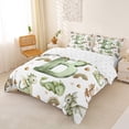thumbnail image 3 of Castle Fairy Dragon Letter B Queen Duvet Cover Set for Child,Watercolor Animal Bedding,3 Pieces,No Comforter, 3 of 6