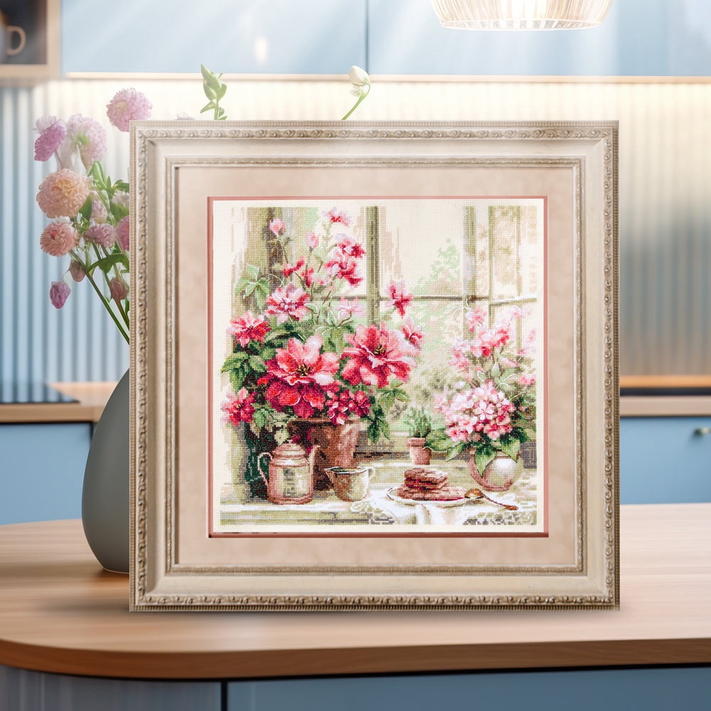 Morning in Rosy Tones 70-34 Counted Cross-Stitch Kit