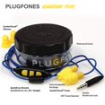 thumbnail image 2 of Auriculares intraurales Plugfones Guardian Plus, híbridos, con reducción de ruido, micrófono y controles que aíslan el ruido (amarillo y azul), 2 of 5