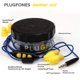 thumbnail image 2 of Auriculares intraurales Plugfones Guardian Plus, híbridos, con reducción de ruido, micrófono y controles que aíslan el ruido (amarillo y azul), 2 of 5