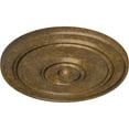 thumbnail image 3 of 54"OD x 4 7/8"P Large Classic Ceiling Medallion (Fits Canopies up to 13 1/2"), Hand-Painted Rubbed Bronze, 3 of 6