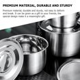 thumbnail image 4 of Stainless Steel Bowl Salad Mixing Container Kitchen Food Storage Bowl Kitchen Supply(2.4L), 4 of 9