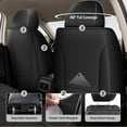 thumbnail image 3 of HQBQBUG Front Seat Covers Fit for Kia Sedona 2015-2021,Car Seat Covers Front Seats,Comfort Leather Automotive Seat Covers Anti-Slip Seat Cover&Accessories(Black,2 Seats), 3 of 10