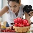 thumbnail image 4 of BigOtters Manzanas rojas artificiales, 30 piezas de manzanas rojas falsas simulaci&oacute;n realista para el hogar, casa, cocina, mesa, cesta, fotograf&iacute;a, decoraci&oacute;n de fiest, 4 of 7