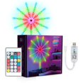 thumbnail image 2 of Christmas Decor RGB Atmosphere Lamp Timing Function Firework Night Lamp for Theme Party Ornament, 2 of 6