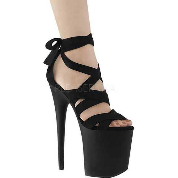 Women's Pleaser Flamingo 876 Criss Cross Strappy Sandal