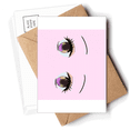 thumbnail image 1 of Lovely Blandness Mignon Eyes Postcards Envelopes Blank Note Cards Mailing, 1 of 4