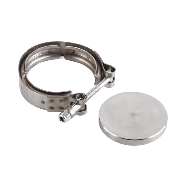 Kit de bloqueo de Wastegate, brida de bloqueo externo de acero inoxidable para Wastegate de banda en V de 1,7 pulgadas/1,8 pulgadas