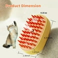 thumbnail image 2 of 3-in-1 Steamy Spritz Defur Comb and Shedding Brush for Cats and Dogs - Cloud Care, 2 of 7