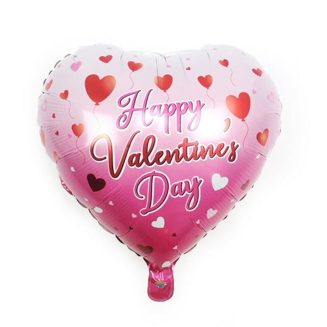 LCXmlly Ballon Décoratif Cœur Romantique Ballon Gonflable Réutilisable Décoration Joyeuse Saint-Valentin (2 Pcs)