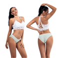 thumbnail image 3 of ZXYOUPING Bragas de algodón para mujer suave confort mediados cintura calzoncillos lisos S-XXL tallas grandes ropa interiorpangjing, 3 of 4