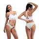 thumbnail image 3 of ZXYOUPING Bragas de algodón para mujer suave confort mediados cintura calzoncillos lisos S-XXL tallas grandes ropa interiorpangjing, 3 of 4