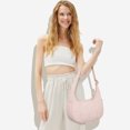 thumbnail image 5 of HUISZJ Puffer Crescent Bag, Quilted Shoulder Bag with Zipper, Adjustable Strap Underarm Shoulder Bag for Work Travel, 5 of 9