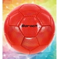 thumbnail image 5 of Barocity Kids Soccer Ball - Premium Boys and Girls Soccer Ball for Kids with Reflective Hex, Small Soccer Ball for Playtime, Training and Games, Cool Soft Soccer Ball for All Ages - Red, Size 3, 5 of 7