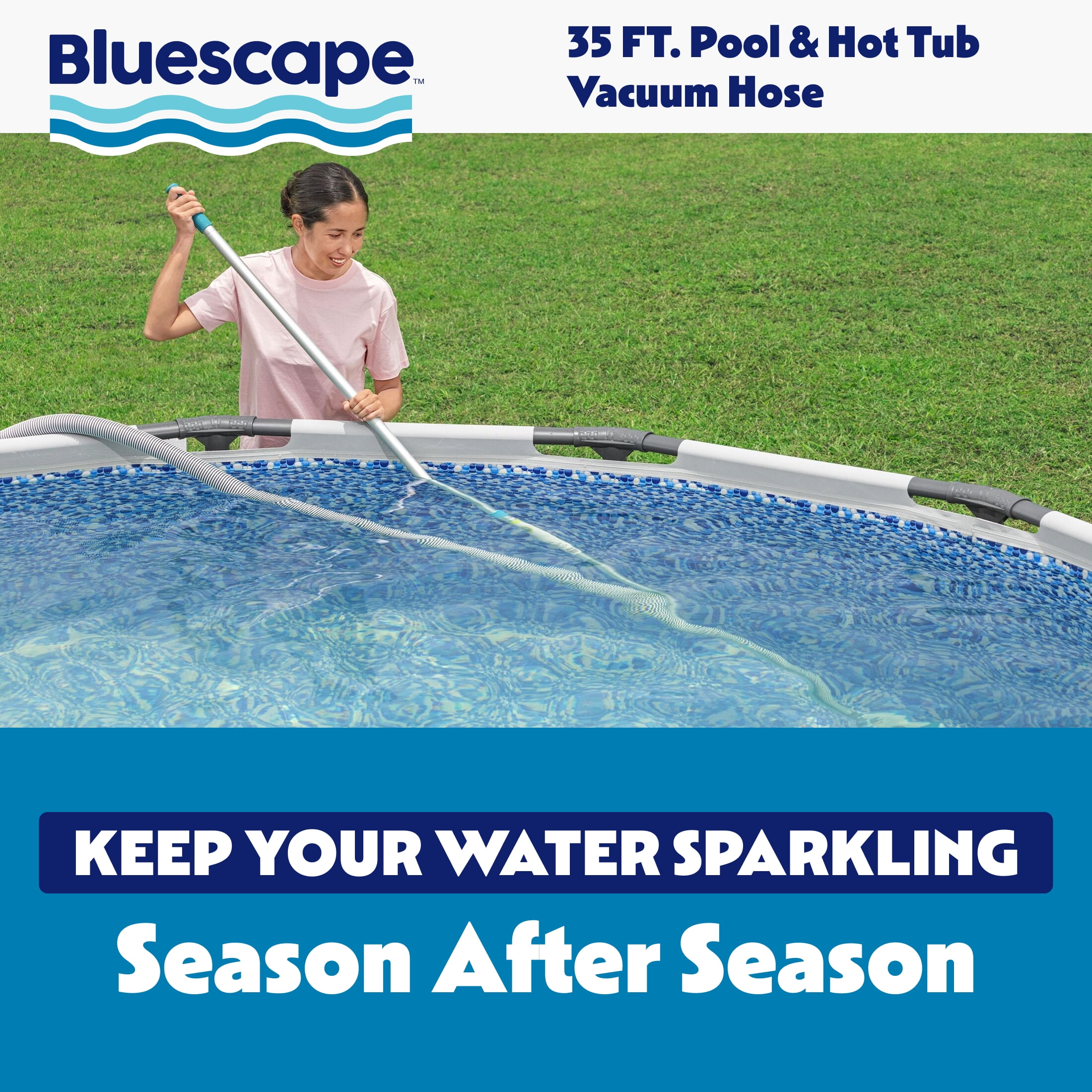 Bluescape 35' Pool & Hot Tub Cleaning Hose