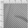 thumbnail image 2 of oneOone Georgette Viscose Black Fabric Geometric Craft Project Decor Fabric Printed by The Yard 42 Inche Wide-9111, 2 of 4