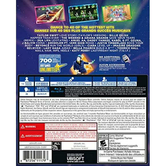 Just Dance 2022 - PlayStation 4, PlayStation 5 Sony PlayStation 4