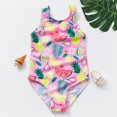 thumbnail image 7 of KYAIGUO Toddler Girls One Piece Swimsuits for Kids Sport Halter Swimwear Baby Sleeveless Beach Bikini Bathing Suit 2-9 Years, 7 of 7