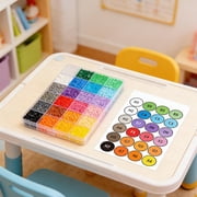 Complete Perler Beads Craft Kit with Iron Tool, DIY Fuse Bead Refill Supplies for Kids Adults, Beads & Templates for Making Pixel Art, Handmade Gift & Activity Set