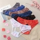 thumbnail image 2 of Lace Sexy G-String Women Fashion Floral Embroidery Hollow Out Thong Breathable Low Waist Underwear Panties, 2 of 5