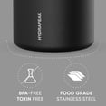 thumbnail image 5 of Hydrapeak 32oz Stainless Steel Vacuum Insulated Thermos Food Jar for Hot Food and Cold Food, Wide Mouth Leak-Proof Soup Jar for Adults, 10 Hours Hot 16 Hours Cold (Black), 5 of 8