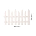 thumbnail image 2 of LEORX Decorative Garden Fencing White Plastic for Lawn and Yard Decor, 2 of 6