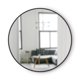 thumbnail image 1 of Umbra Hub 358370-040, Espejo de Pared Redondo con Marco Color Negro, 1 of 16