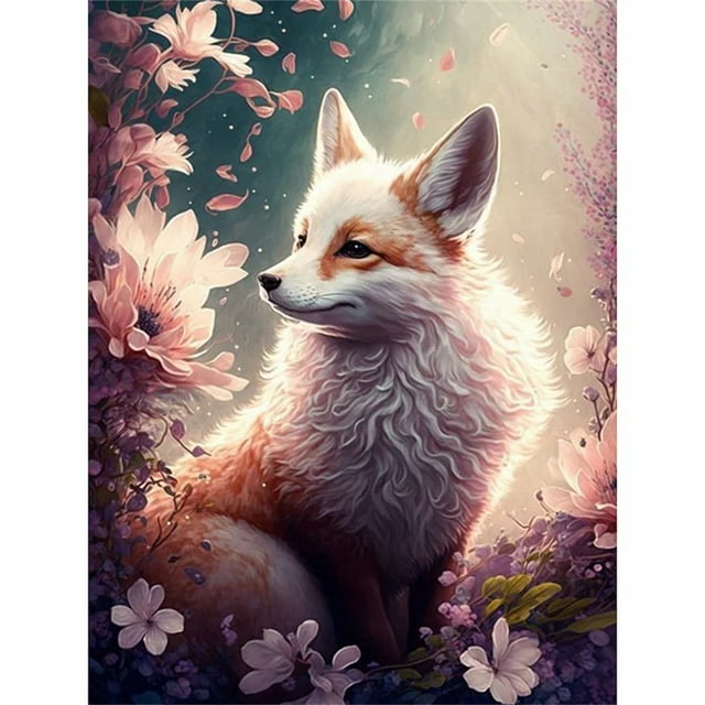 Broderie Mosaïque Ronde Carrée 5D Fantasy Aniamls pour Décoration Intérieure, 30*40cm, Cadre Non Inclus