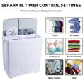 Portable Washing Machine, YOFE Compact Mini Washing Machine, Semiautomatic Washing Machine