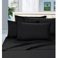 thumbnail image 2 of 6-Piece Bed Sheet Set - 1500 Premier Silky Soft Sheet Set,Queen, Black, 2 of 2